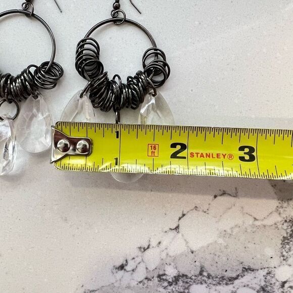 Statement Chandelier Earrings
Glam Crystal Drop Hoops Evening Wear‎ Date Night - Picture 6 of 8